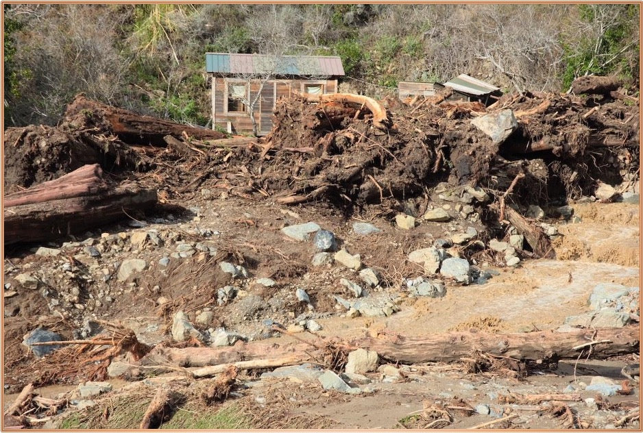 Mudslide Monterey California Big Sur Carmel Valley
